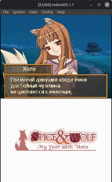 Ночной диалог с Холо у дороги